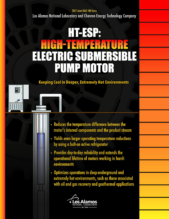 High-Temperature Electric Submersible Pump Motor (HT-ESP)